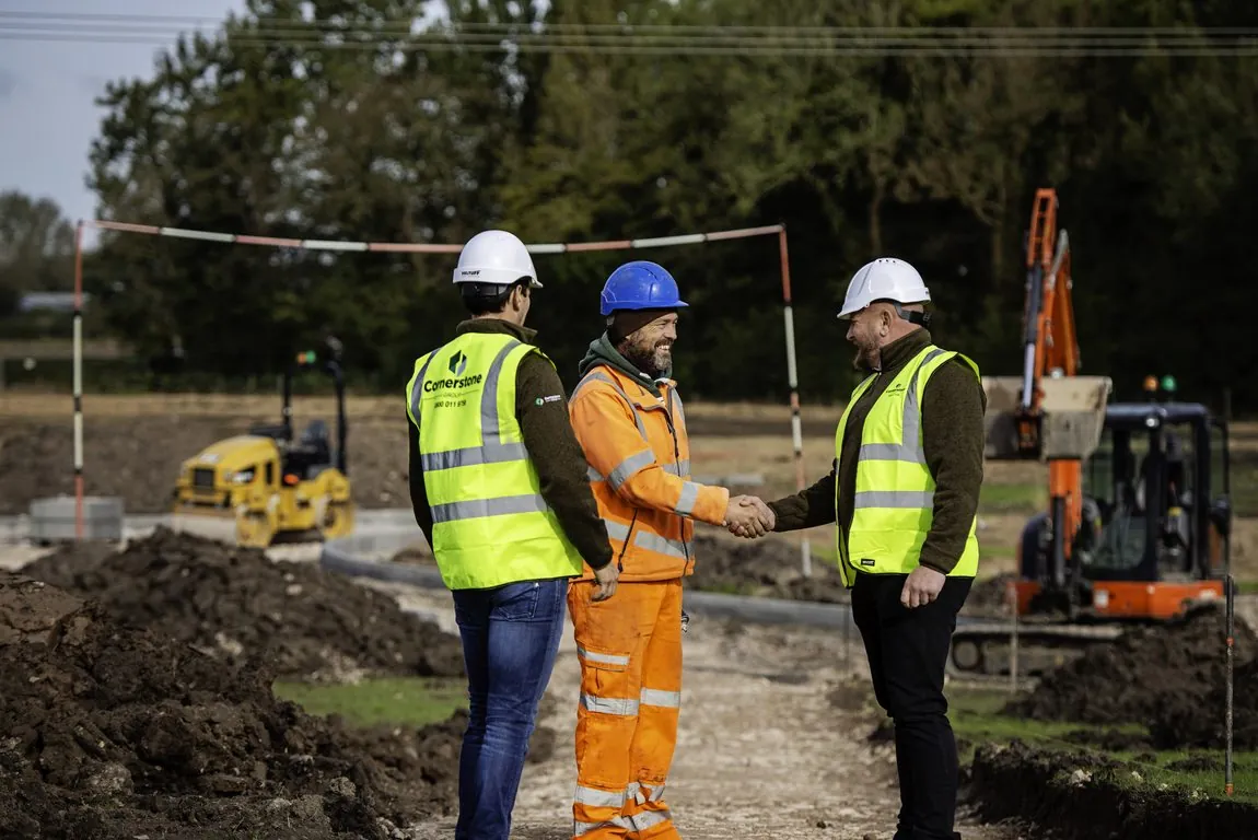 Civil engineering site handover