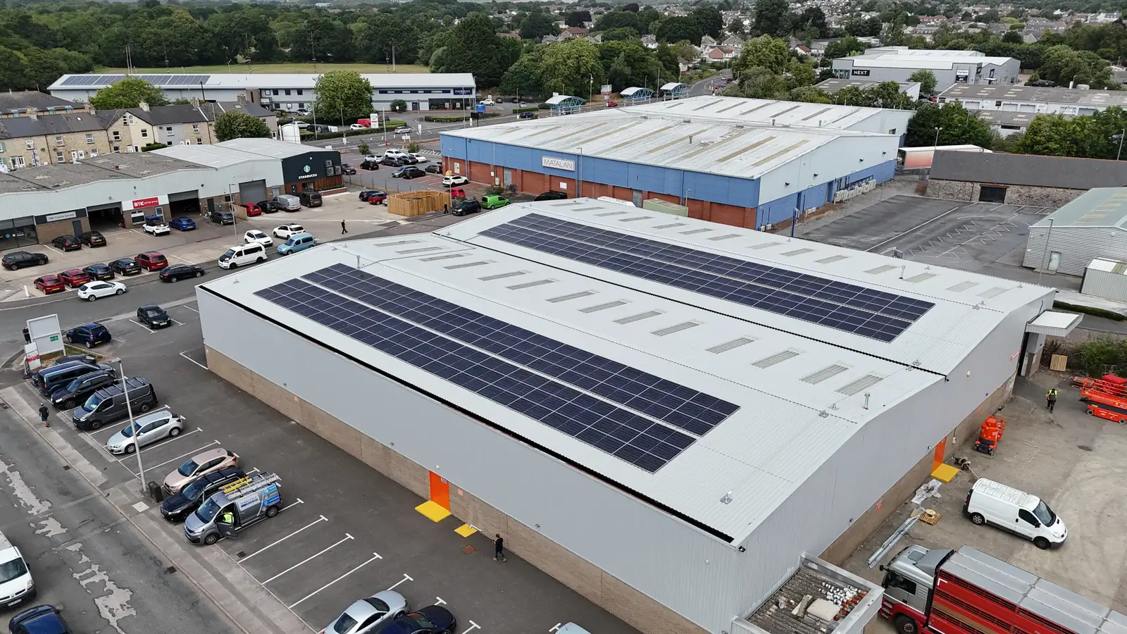 Booker Newton Abbott roof with solar on both pitches