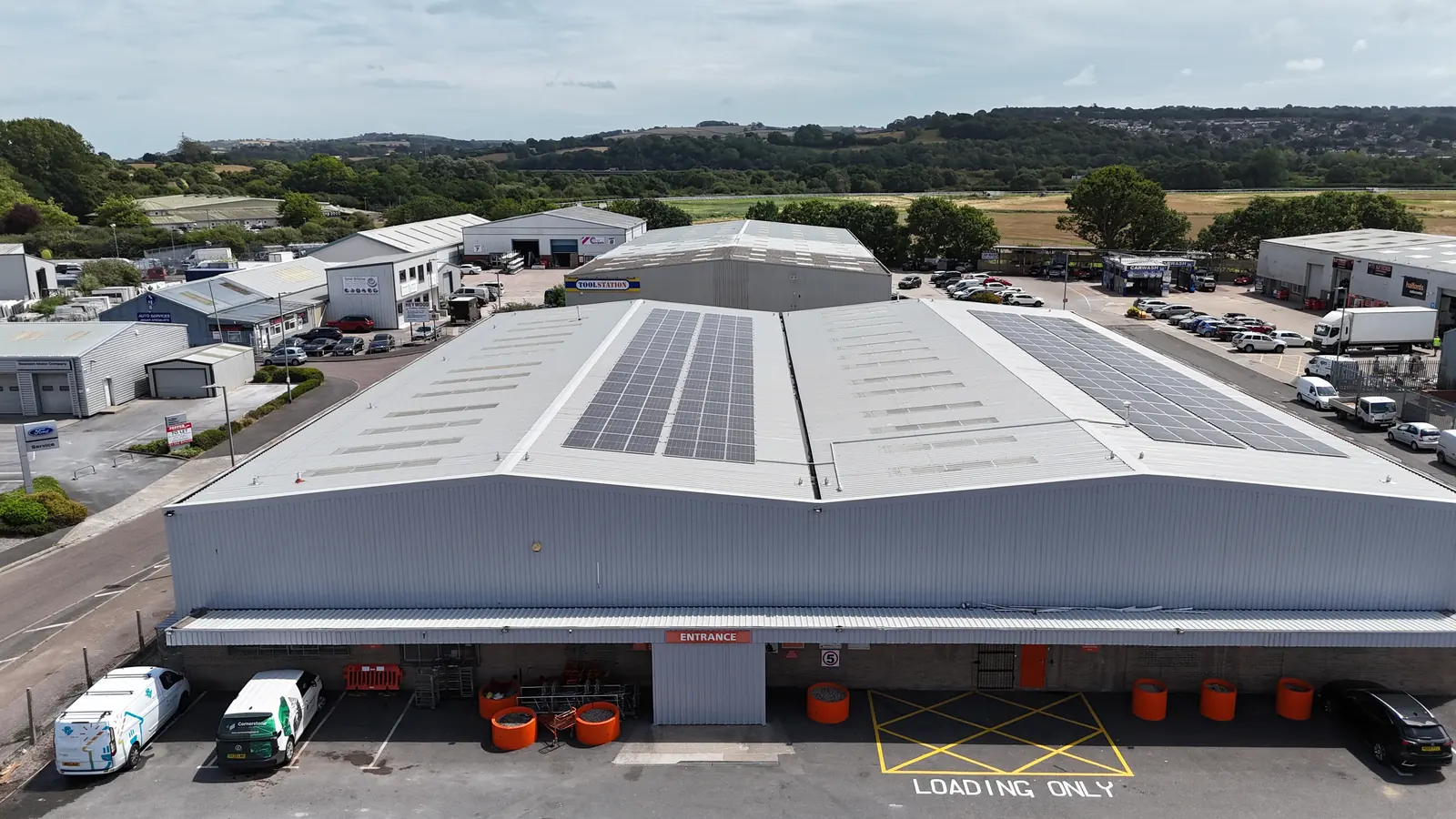 Profiled metal roof sheets and ridge detail